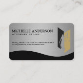 Executive Style | Justice Logo Visitenkarte (Vorderseite)