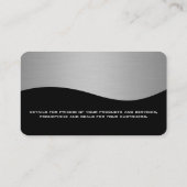 Executive Style | Justice Logo Visitenkarte (Rückseite)