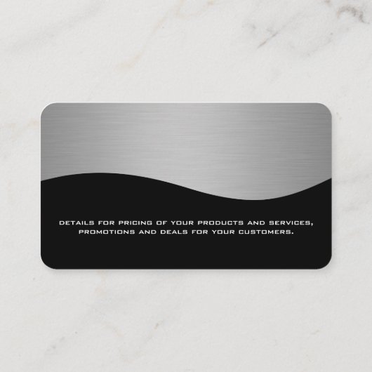 Executive Style | Justice Logo Visitenkarte (Rückseite)