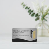 Executive Style | Justiz-Logo Visitenkarte (Stehend Vorderseite)