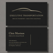 Executive Transport Modern Schwarz & Gold