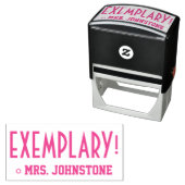 "EXEMPLÄRE!" Briefmarke aus Kautschuk Permastempel (Beispiel)