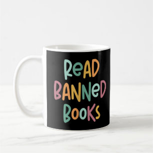 Exemplarische T - Shirt "Banned Books" lesen Kaffeetasse