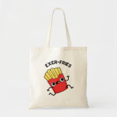 Exer-Pommes Funny Fries Puns Tragetasche (Vorne)