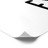 Exer-Slice Funny Pizza Pun Poster (Ecke)