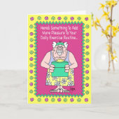 EXERCISE GURU Geburtstagskarte Karte (Gelbe Blume)