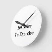 Exercise Runde Wanduhr (Winkel)