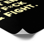 Exercising Just-enough To Fck &amp; Fight Funny (o Poster (Ecke)