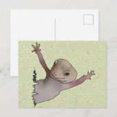 Exes im Riss Postkarte (Vorne/Hinten)