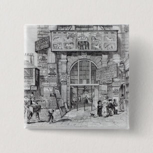 Exeter-Änderung, die den Eingang zeigt Button