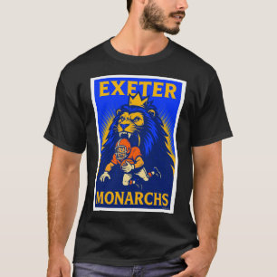 EXETER, CA MONARCHS KLASSISCHES FOOTBALL-T-SHIRT. T-Shirt