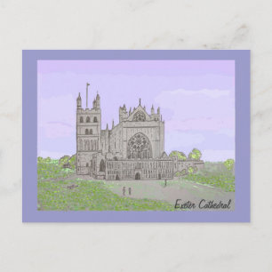 Exeter Cathedral Postkarte