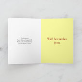 Exeter Cathedral Weihnachtskarte Feiertagskarte (Innenseite)