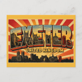 Exeter England Römische und Kathedralstadt Postkarte