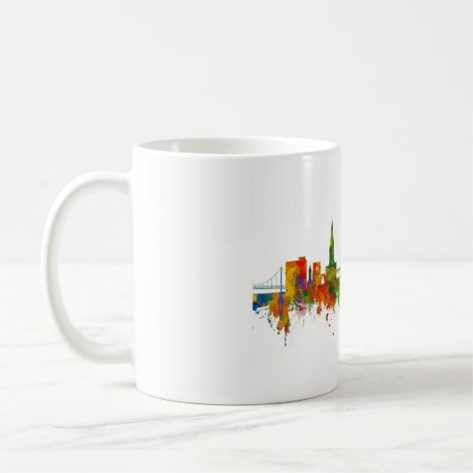 Exeter England Skyline Kaffeetasse (Links)
