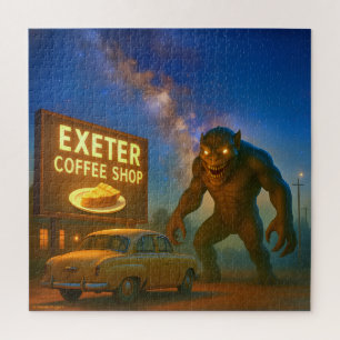 EXETER, KALIFORNIEN 20 X 20 ZOLL PUZZLE. PUZZLE
