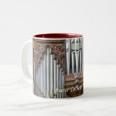 Exeter Kathedrale Orgel, Nähe Zweifarbige Tasse (Vorderseite Links)