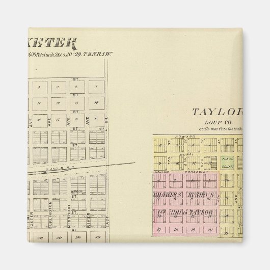 Exeter, Nebraska Magnet (Vorne)