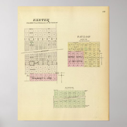 Exeter, Nebraska Poster (Vorne)