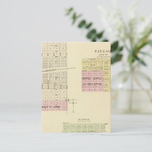 Exeter, Nebraska Postkarte (Stehend Vorderseite)