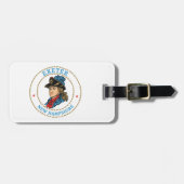 Exeter New Hampshire Colonial Gepäckanhänger (Vorderseite horizontal)