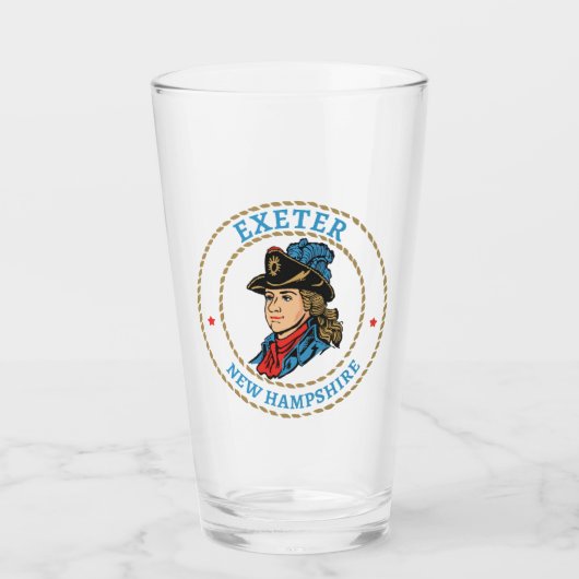 Exeter New Hampshire Colonial Glas (Vorderseite)