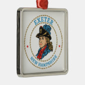 Exeter New Hampshire Colonial Ornament Aus Metall (Rechts)