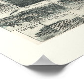 Exeter, NH Panoramic Map - 1896 Poster (Ecke)