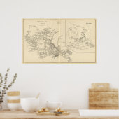 Exeter PO, Stadt Exeter Poster (Küche)