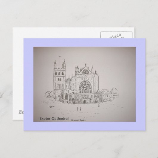 Exeter Postkarte (Vorne/Hinten)