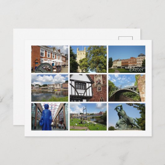 Exeter Postkarte (Vorne/Hinten)