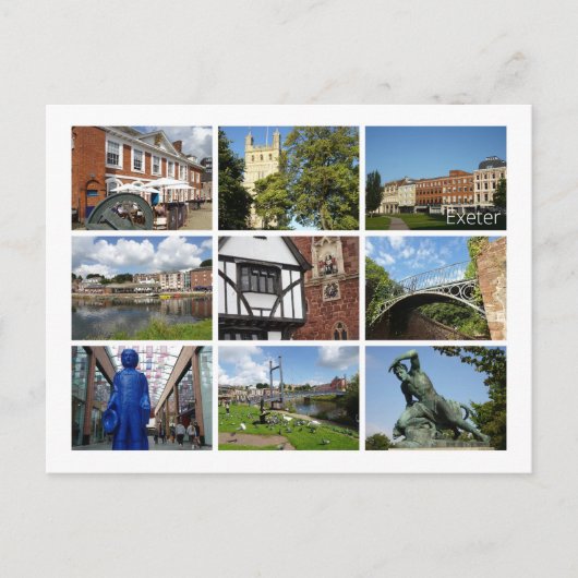 Exeter Postkarte (Vorderseite)