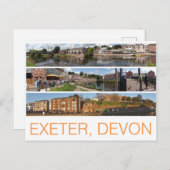 Exeter Postkarte (Vorne/Hinten)