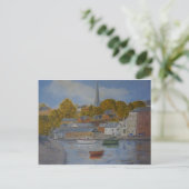 Exeter Quay mit Booten Postkarten (Stehend Vorderseite)