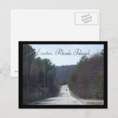 Exeter, Rhode Island Postkarte (Vorne/Hinten)