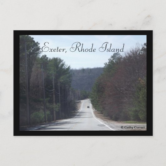 Exeter, Rhode Island Postkarte (Vorderseite)