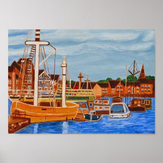 Exeter Ship Canal Poster (Vorne)