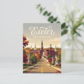Exeter USA Postkarte (Stehend Vorderseite)