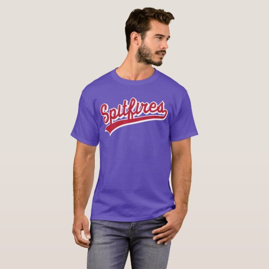 Exeterspitfires-Baseballverein-T - Shirt (Vorne ganz)
