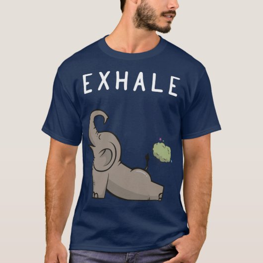 EXHALE ELEPHANT friends T-Shirt (Vorderseite)