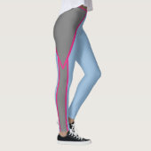 Exhale Farting Einhorn Schlanken Leggings (Rechts)
