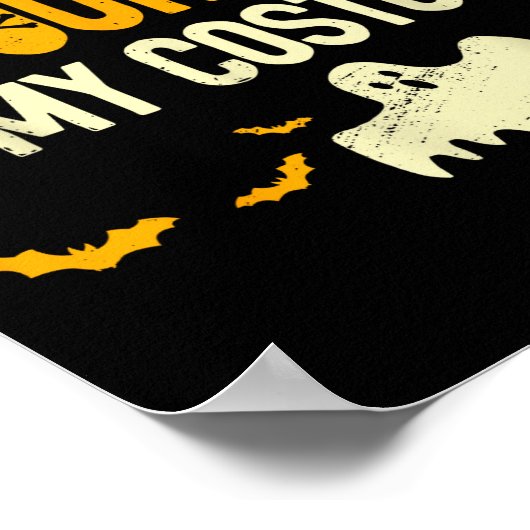 Exhausted Accountant Cpa Halloween Funny Accountan Poster (Ecke)