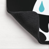 Exhausted Badminton Panda - Funny Niedlich Shuttle Mousepad (Ecke)