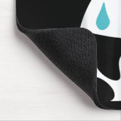 Exhausted Badminton Panda - Funny Niedlich Shuttle Mousepad (Ecke)