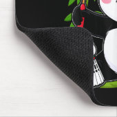 Exhausted Badminton Panda - Funny Niedlich Shuttle Mousepad (Ecke)