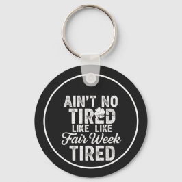 Exhausted But Happy Design  Schlüsselanhänger