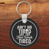 Exhausted But Happy Design  Schlüsselanhänger (Vorderseite)