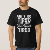 Exhausted But Happy Design  T-Shirt (Vorderseite)