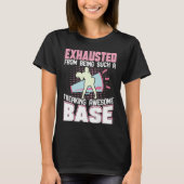 Exhausted From Being Such Freaking Awesome Base Ch T-Shirt (Vorderseite)