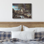 Exhumierung des Mastodon, 1806 Leinwanddruck (Insitu (Schlafzimmer))